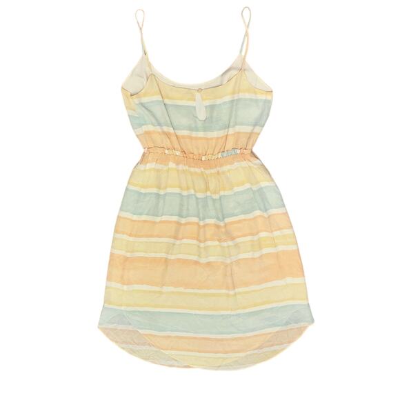 Paper Crown Watercolor Mirage Dress MIDI Sz Small Silk Sleeveless - Picture 5 of 5